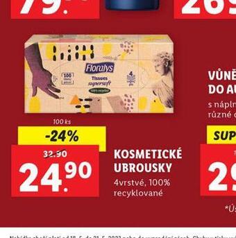 Lidl Kosmetické ubrousky nabídka
