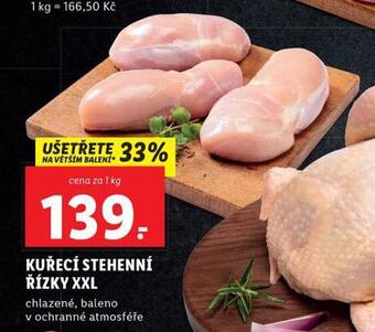 Lidl Kuřecí stehenní řízky xxl nabídka
