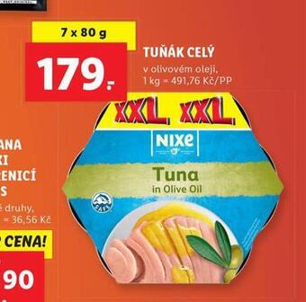Lidl Tuňák celý nabídka