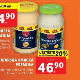 Lidl Tatarská omáčka premium nabídka