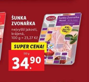Lidl Šunka zvonařka nabídka