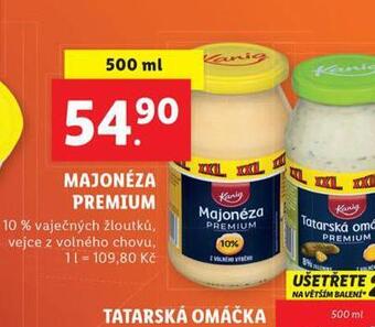 Lidl Majonéza premium nabídka