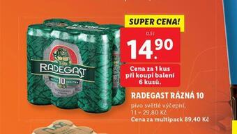 Lidl Pivo radegast rázná 10 nabídka