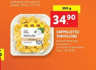 Lidl Cappelletti / tortelloni nabídka