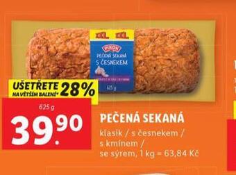 Lidl Pečená sekaná nabídka
