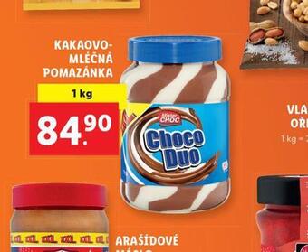 Lidl Kakaovo-mléčná pomazánka nabídka