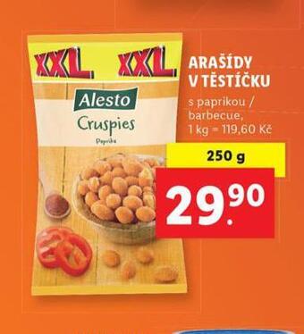 Lidl Arašídy v těstíčku nabídka
