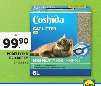 Lidl Coshida podestýlka pro kočky nabídka