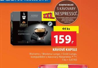 Lidl Kávové kapsle nabídka