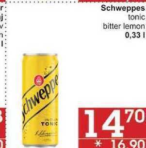 Jip Schweppes tonic, 0,33 l nabídka