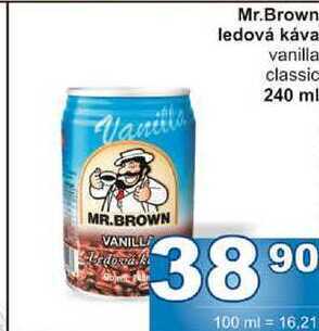 Jip Mr.brown ledová káva 240 ml nabídka