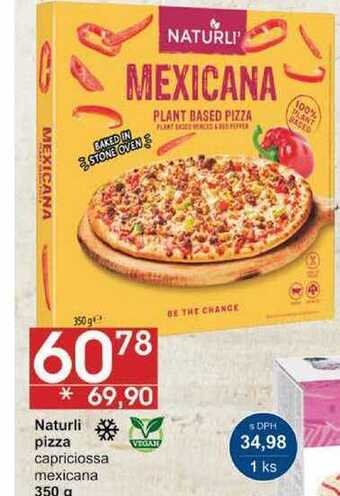 Jip Naturli pizza capriciossa, 350 g nabídka