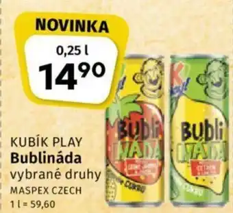 Coop KUBÍK PLAY Bublináda 0,25l nabídka