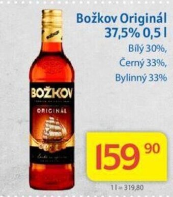 Kubík potraviny Božkov Originál 37,5% 0,5l nabídka