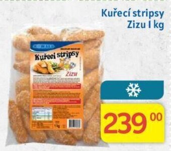 Kubík potraviny Kuřecí stripsy Zizu 1 kg nabídka
