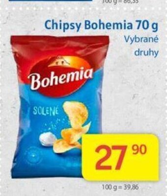 Kubík potraviny Chipsy Bohemia 70 g nabídka