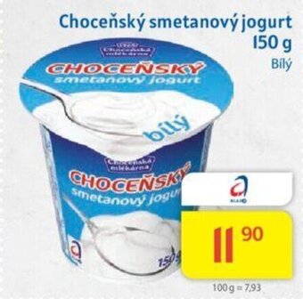 Kubík potraviny Choceňský smetanový jogurt 150 g nabídka