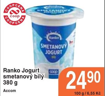 Coop hb Ranko Jogurt smetanový bílý 380 g nabídka
