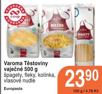 Coop hb Varoma Těstoviny vaječné 500 g nabídka