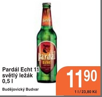 Coop hb Pardál Echt 11 světlý ležák 0,5l nabídka