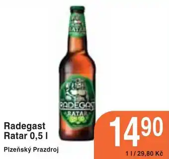 Radegast Ratar 0,5l Plzeňský Prazdroj