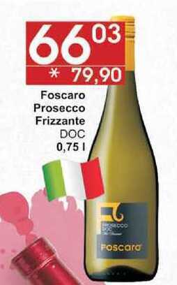 Jip Foscaro prosecco frizzante doc, 0,75 l nabídka