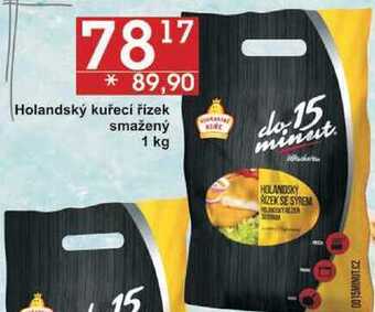 Jip Holandský kuřecí řízek smažený, 1 kg nabídka