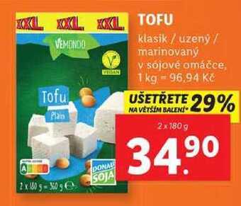 Lidl Tofu, 2x 180 g nabídka