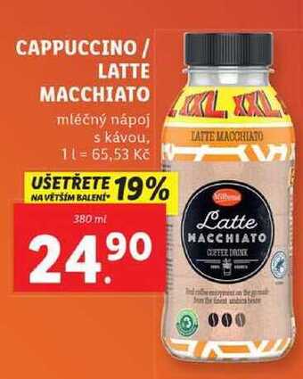 Lidl Cappuccino/latte macchiato, 380 ml nabídka