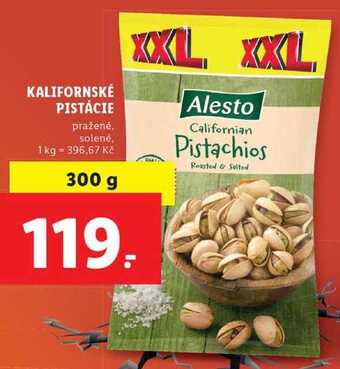 Lidl Kalifornské pistácie, 300 g nabídka