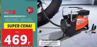 Lidl Mini kompresor 12 v nabídka