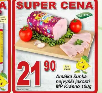 Hruška Amálka šunka nejvyšší jakosti nabídka