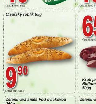 Hruška Císařský rohlík nabídka