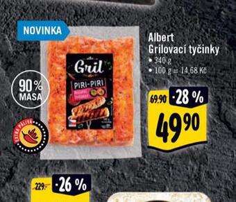 Albert Grilovací tyčinky nabídka
