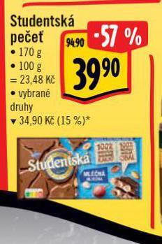 Albert Studentská pečeť nabídka