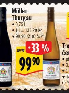 Albert Muller thurgau nabídka