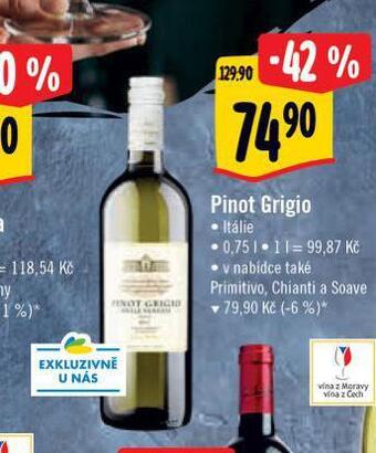 Albert Pinot grigio nabídka