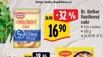 Albert Dr. oetker vanilínový cukr nabídka