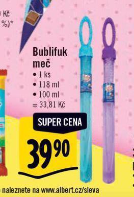 Bublifuk meč
