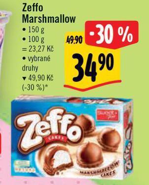 Albert Zeffo marshmallow nabídka