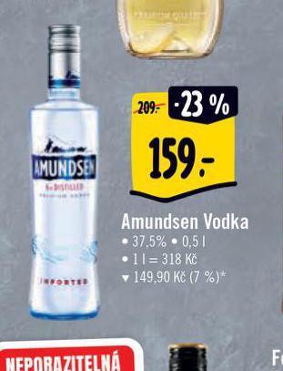 Albert Amundsen vodka nabídka