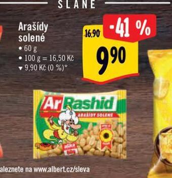 Albert Arašídy solené nabídka