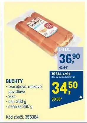 Makro Odkolek buchty 9 ks 360 g nabídka
