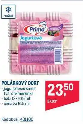 Prima polárkový dort 615 ml