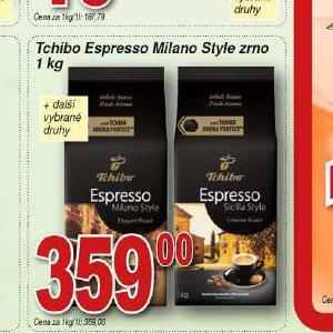 Hruška Tchibo espresso milano style zrno nabídka