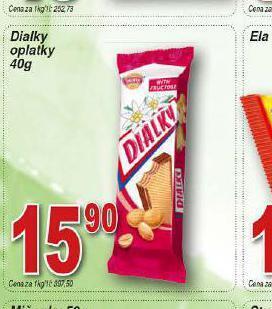 Hruška Dialky oplatky nabídka