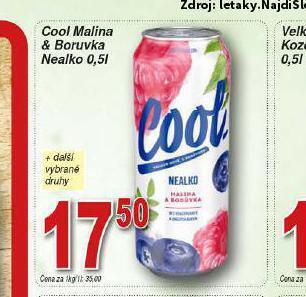 Hruška Cool malina & borůvka nealko nabídka