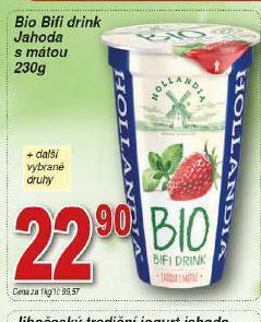 Bio bifi drink jahoda s mátou