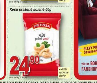 Hruška Kešu pražené solené nabídka