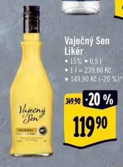 Albert Vaječný sen likér nabídka